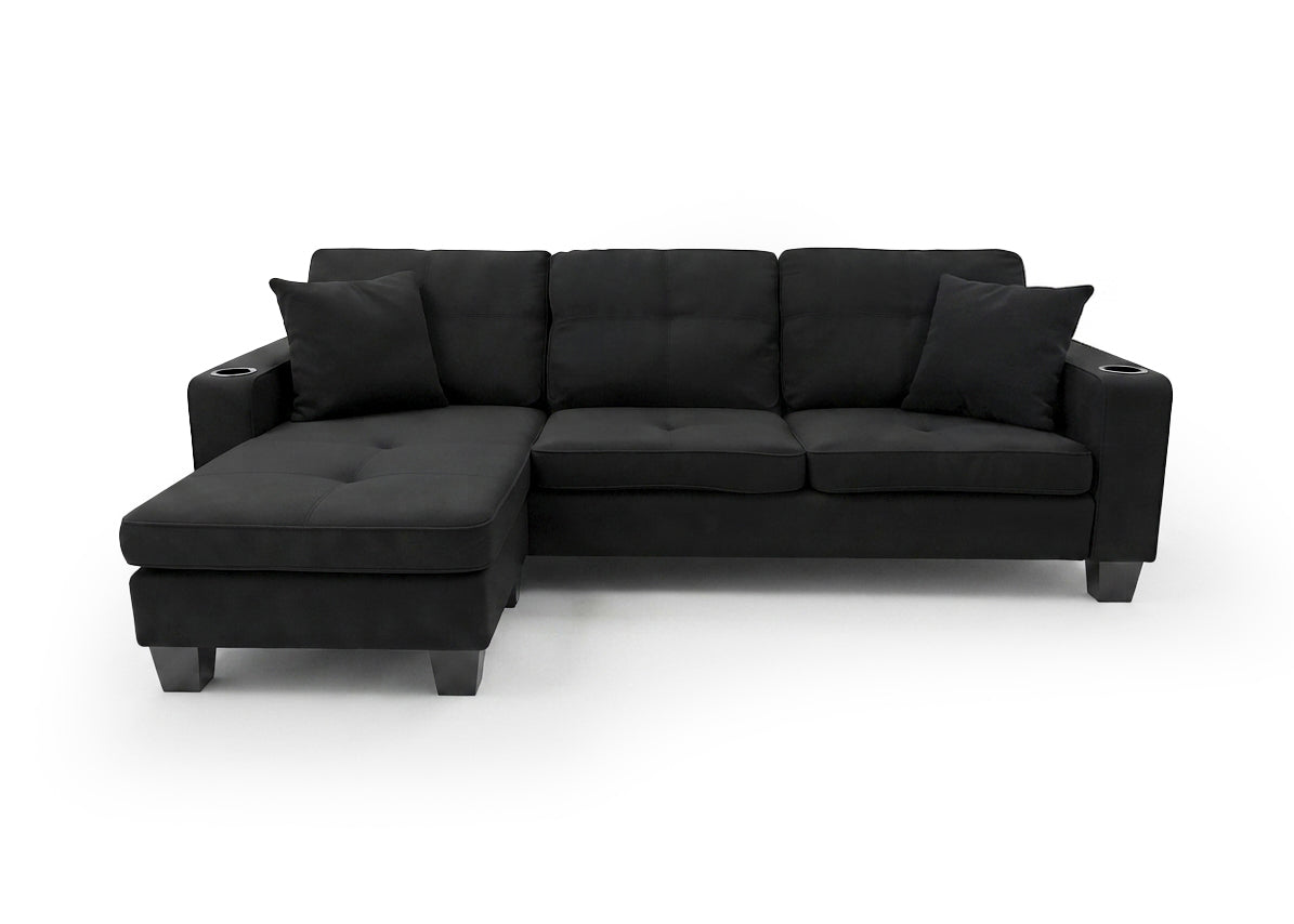 Sofa Kiger + Puff Convertible en Chaise Longue 182cm