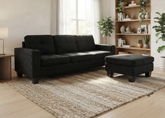 Sofa Kiger + Puff Convertible en Chaise Longue 182cm