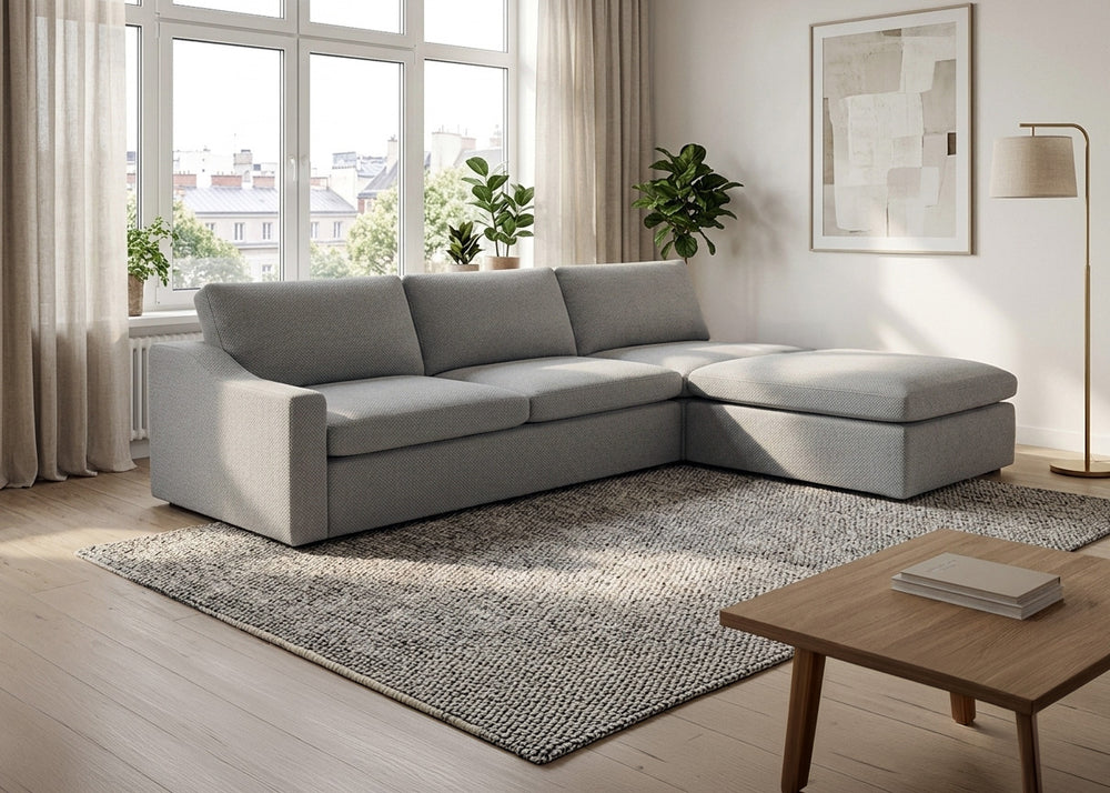 Mega Sofa Modular Lindo + Puff 286cm