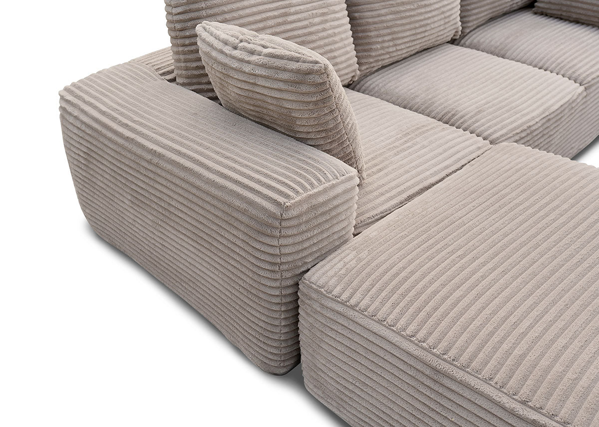 Sofa Chaise Longue Modular Rosy 260cm
