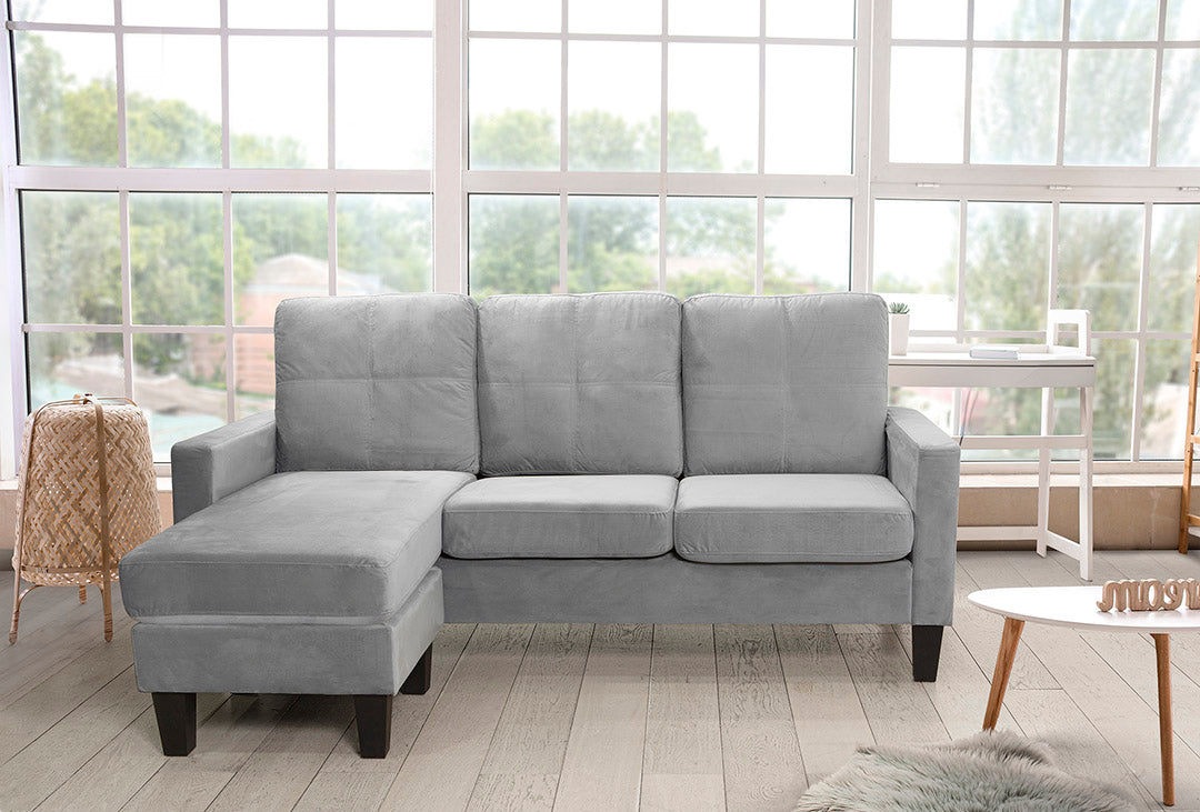 Sofa + Puff Convertible en Chaise Longue New Vika