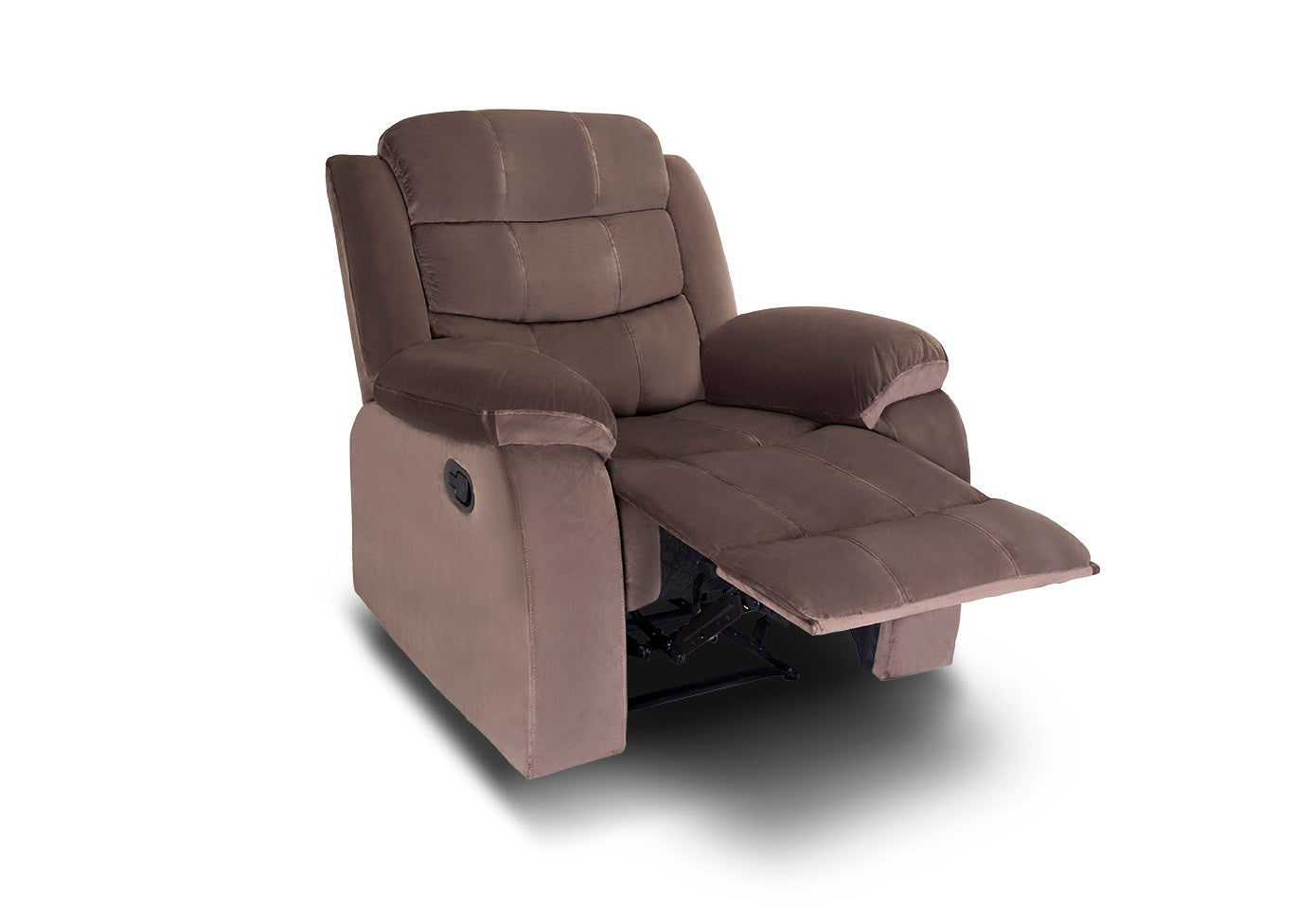 Sillon Reclinable Manual Grace 1 Plaza Marron