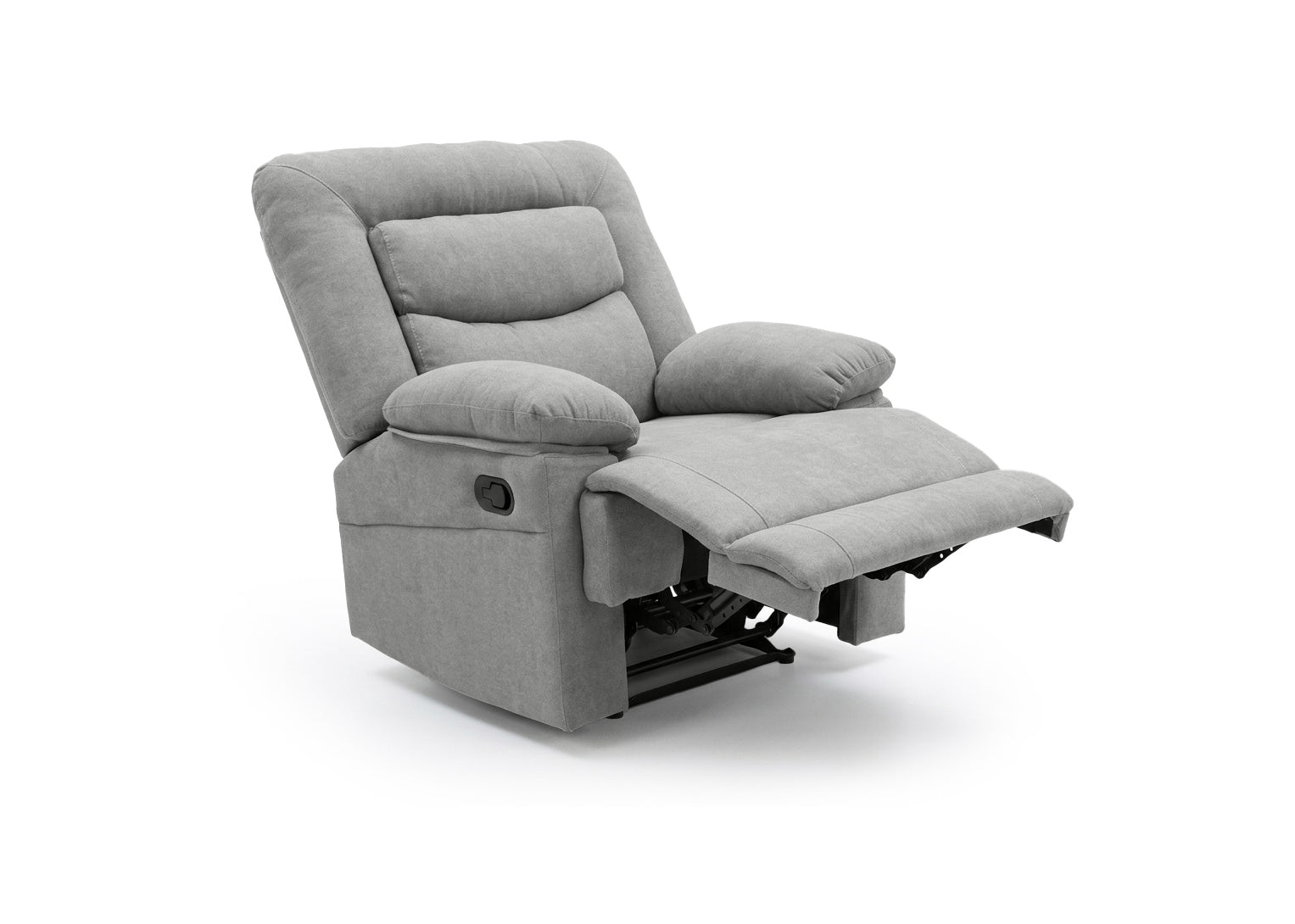 Sillon Reclinable Manual Laurel 1 Plaza Gris