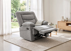 Sillon Reclinable Manual Laurel 1 Plaza Gris