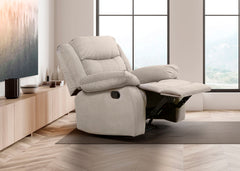 Houston Fauteuil Inclinable Manuel 1 Place Marron
