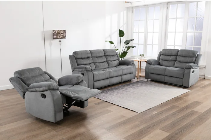 Houston Fauteuil Inclinable Manuel 1 Place Gris