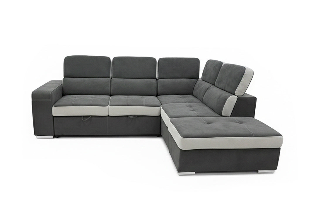 Sofa Cama Rinconera Murano + Puf 252cm