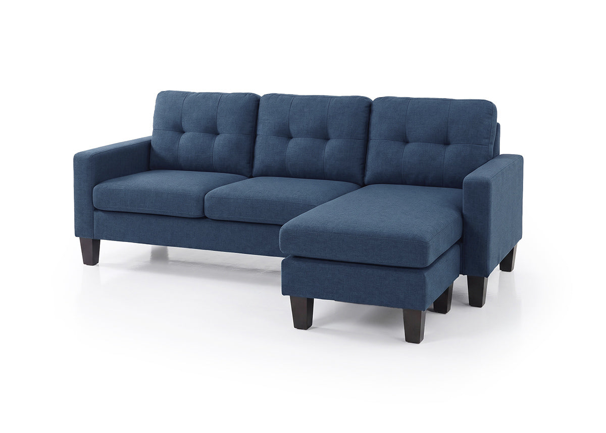 Sofa Vika + Puff Convertible en Chaise Longue