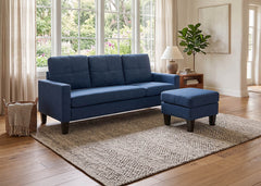 Sofa Vika + Puff Convertible en Chaise Longue