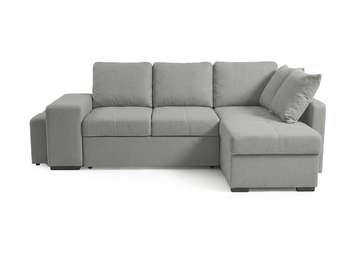 Sofa Cama Chaise Longue Stacy Gris 250cm
