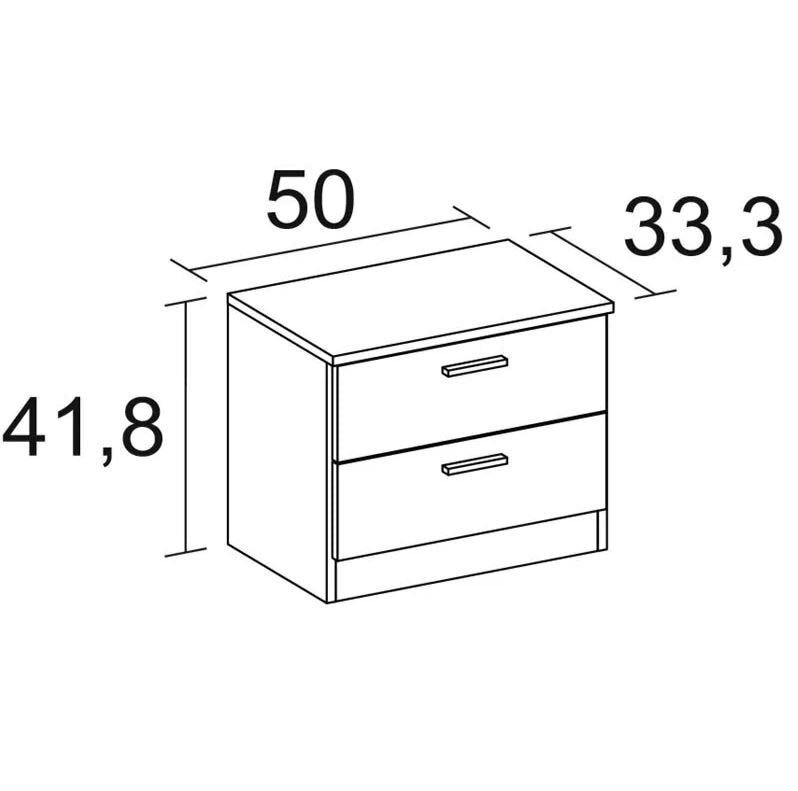 Pack Ahorro: Dormitorio Couple + Armario + Canape Abatible + Colchon Basic 135x190cm