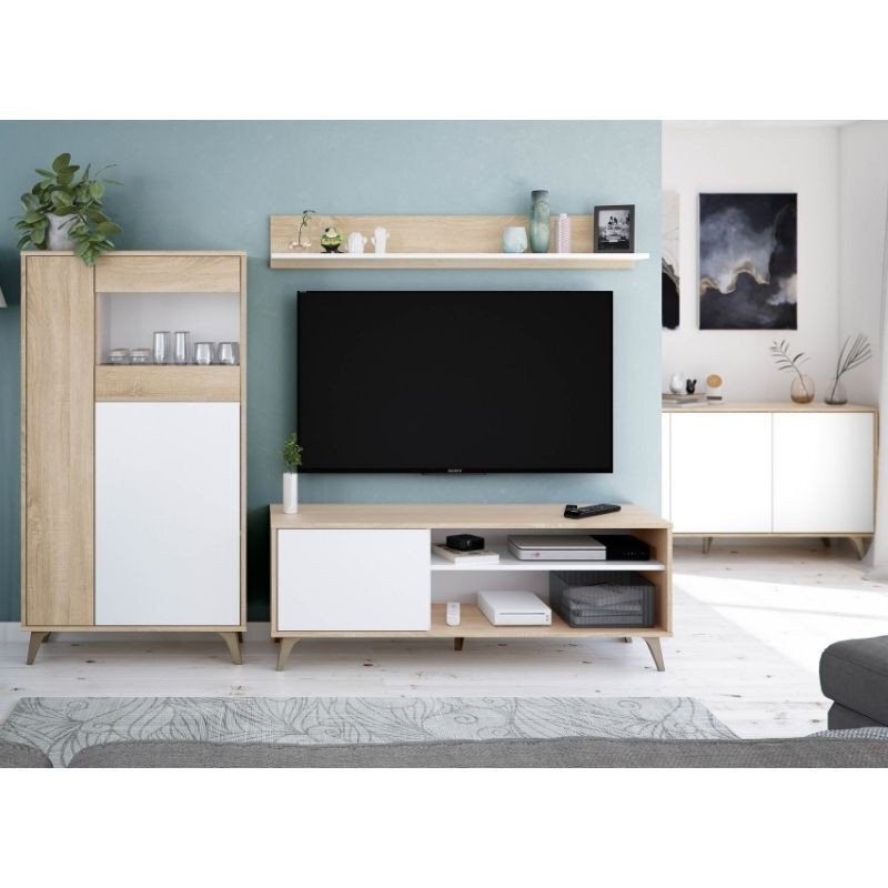 Mueble TV 135cm + Estante. Conjunto Muebles de Salon