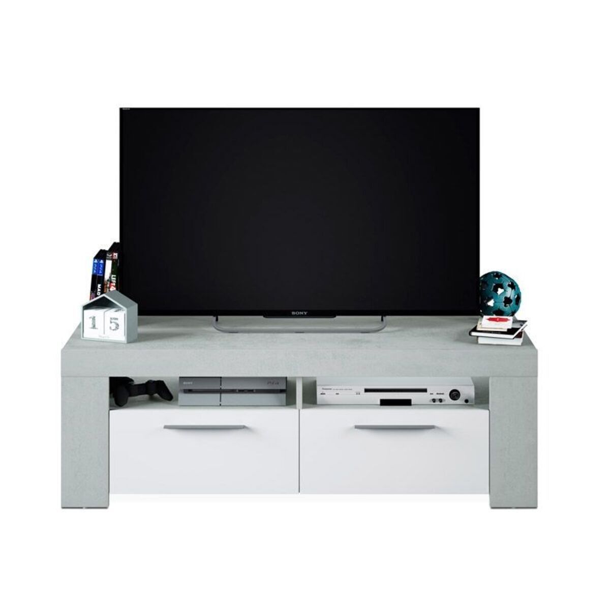 Mueble TV 120x40 cm. Dos Puertas