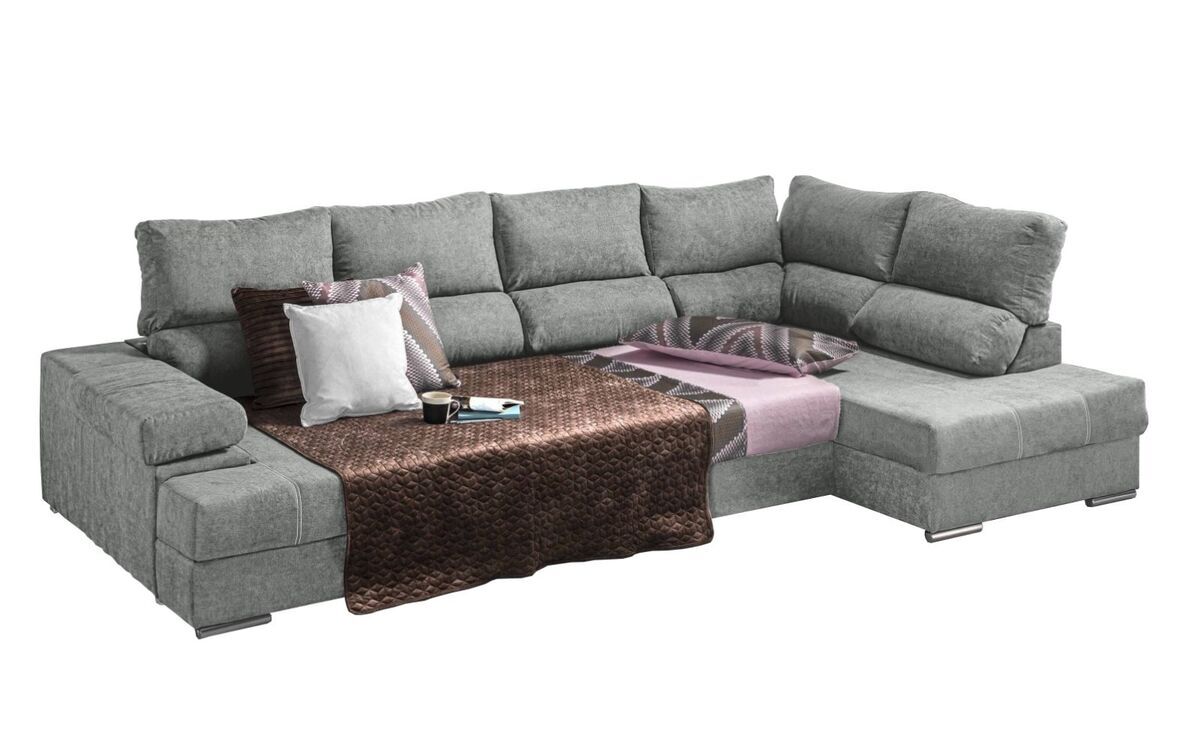 ​Mega Sofa Cama Chaise Longue Rinconera 345x200cm