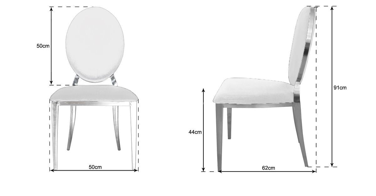 Sillas de Comedor (Pack de 6) en Polipiel