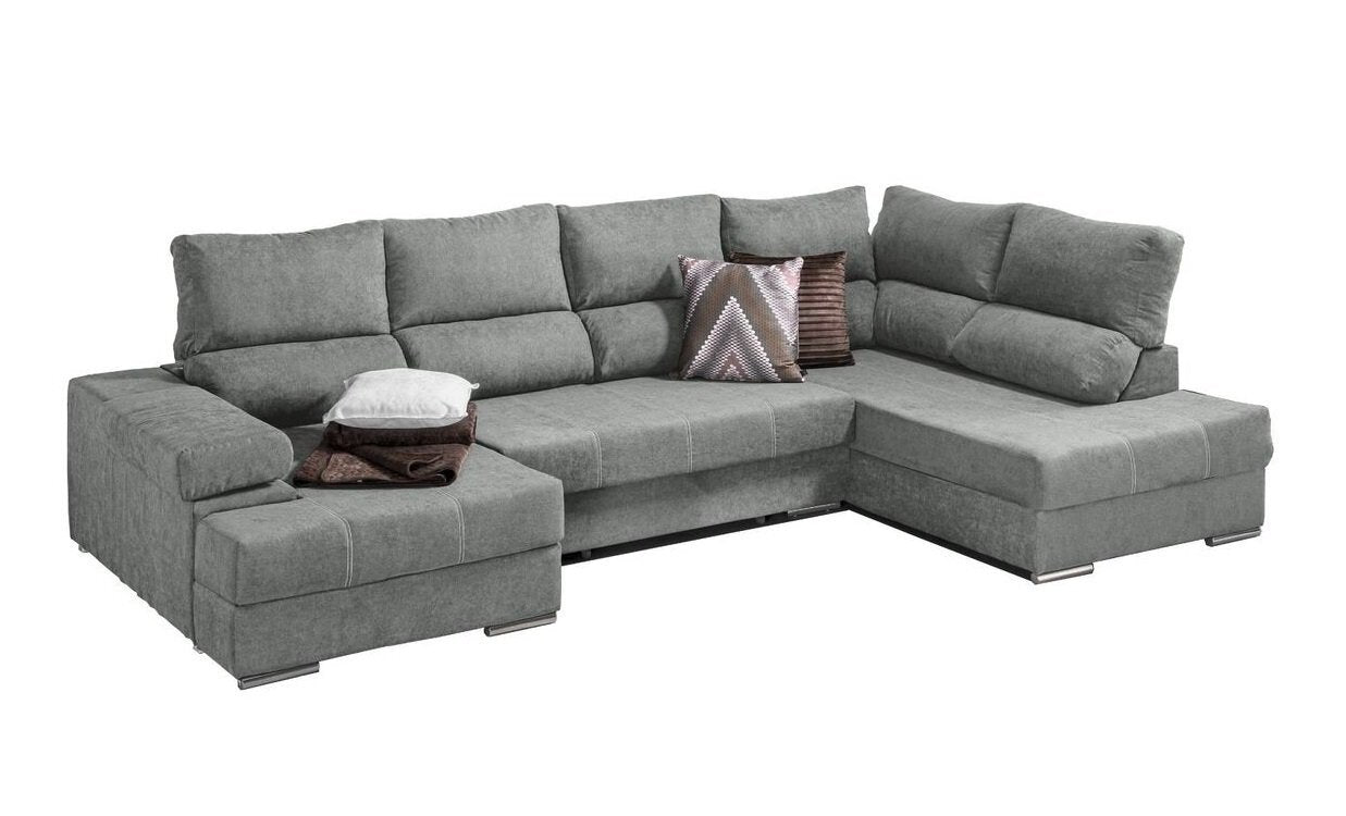 ​Mega Sofa Cama Chaise Longue Rinconera 345x200cm