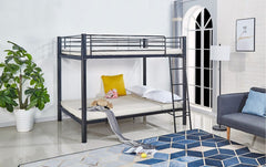 Lit superposé double en métal 135 cm