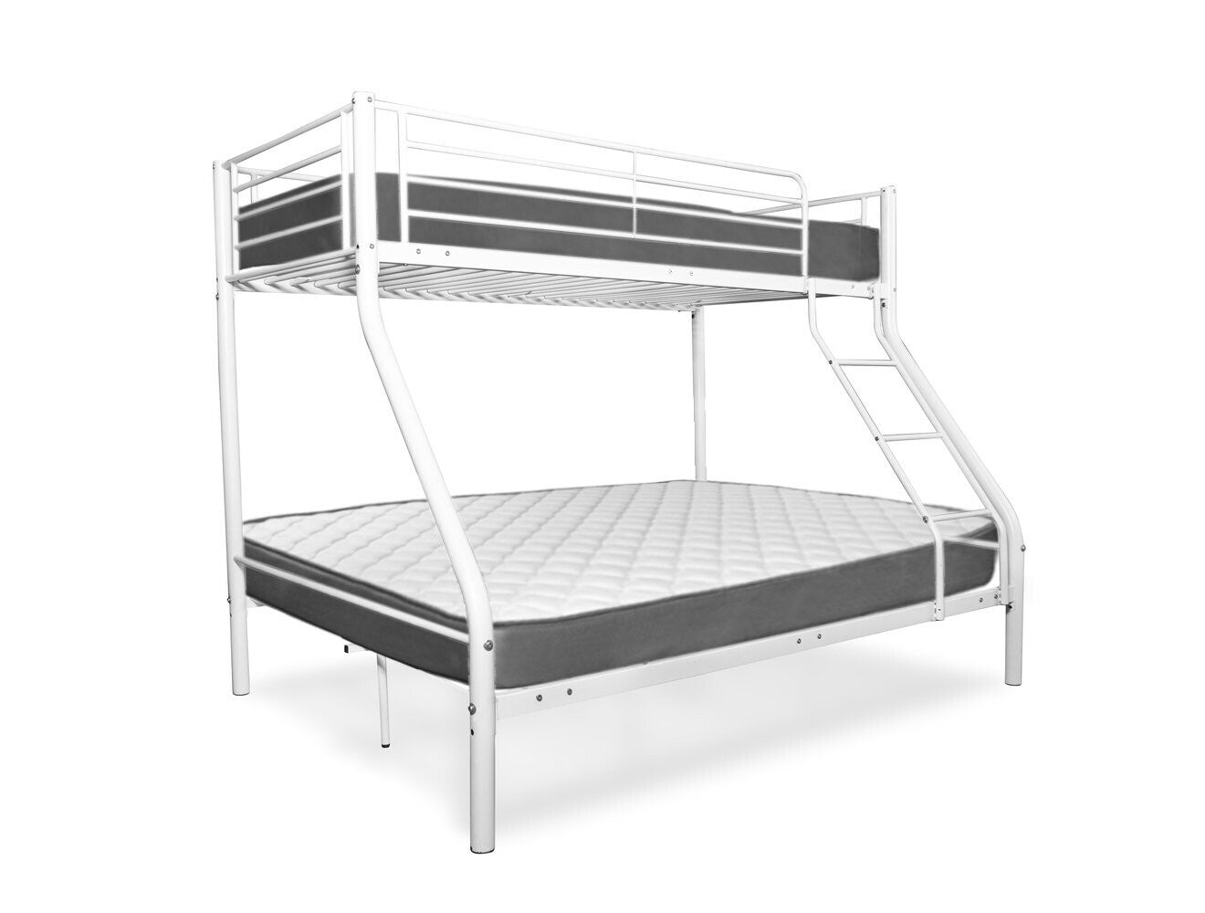 Offre : Lit superposé double en métal + 2 matelas