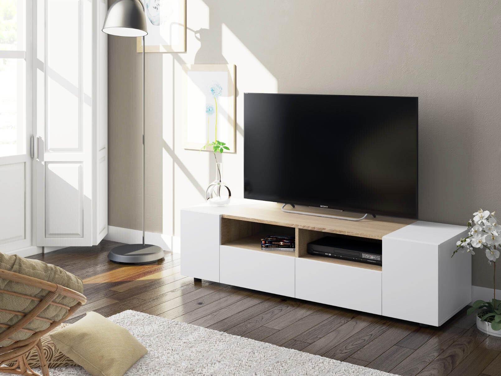 Mueble TV 138x36 cm. Cuatro Puertas