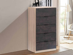 Commode Alaya avec 5 tiroirs