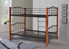 Litera Doble Cama 90cm Madera y Metal