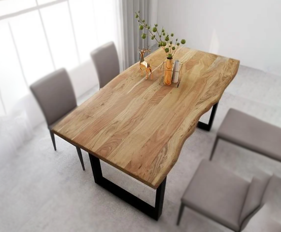 Mesa de Comedor o Cocina Madera Maciza (200x100 cm)