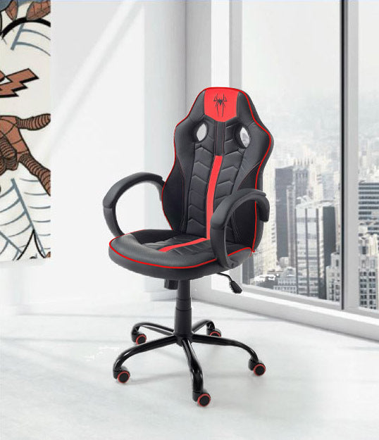 Silla Gaming Ergonomica y Giratoria Spider Rojo. Regulable en Altura