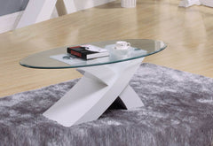 Table basse en verre trempé Lore