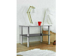 Table basse en verre trempé 2 niveaux