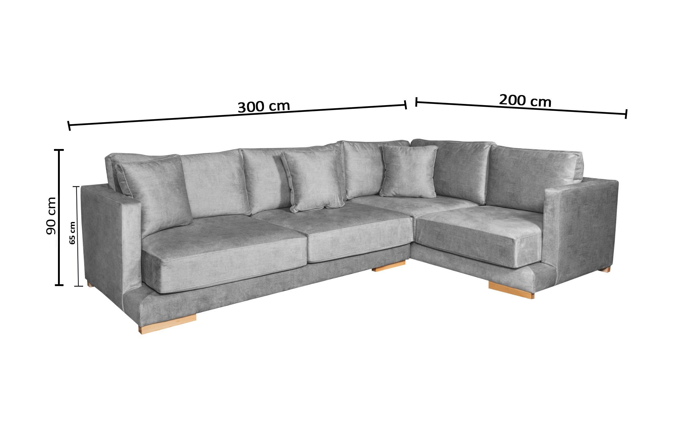 Sofa Rinconera Chaise Longue Ohio 300x200cm