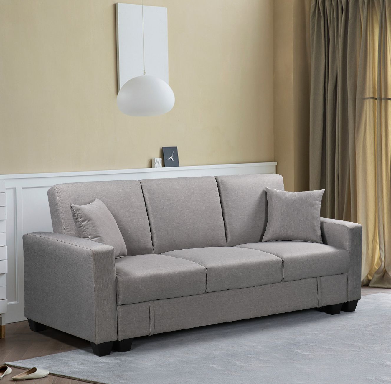 Sofa Cama Keyla con Arcon, 210x85cm