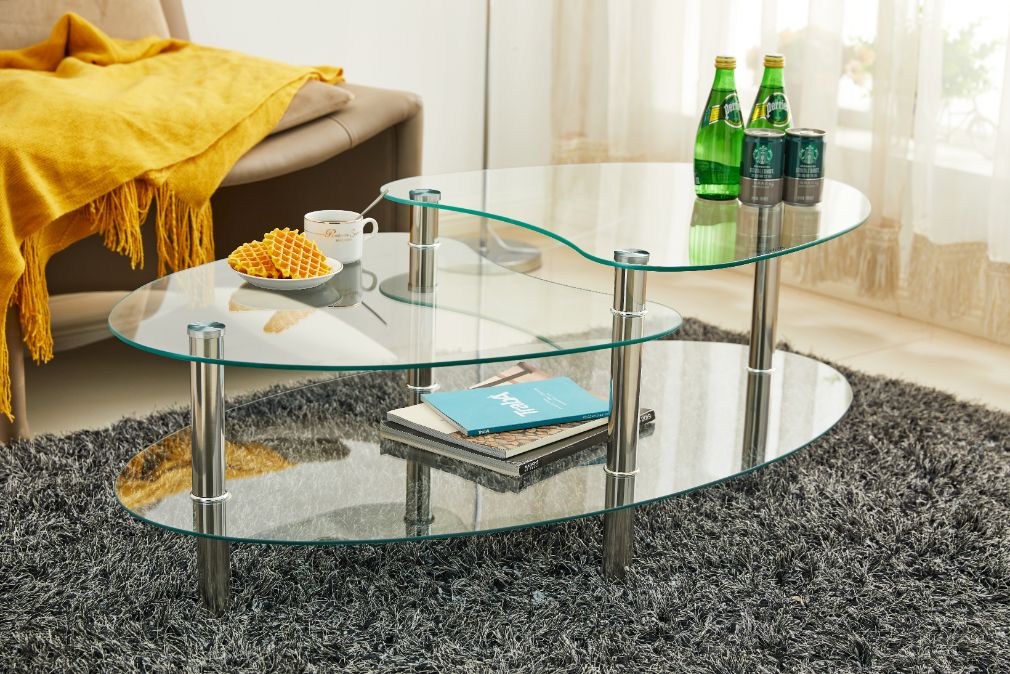 Table basse en verre trempé XS